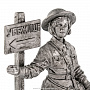 Оловянный солдатик миниатюра "Девушка-инструктор МПВО", фотография 4. Интернет-магазин ЛАВКА ПОДАРКОВ